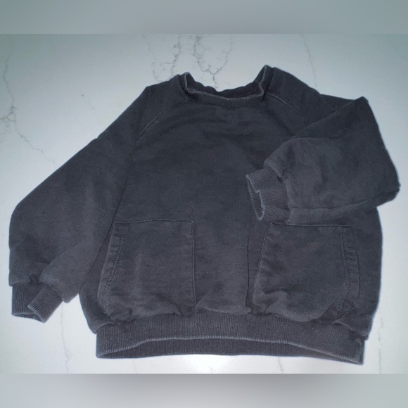 Zara Kids Sweatshirt Size3T Black With Pockets - Picture 6 of 12
